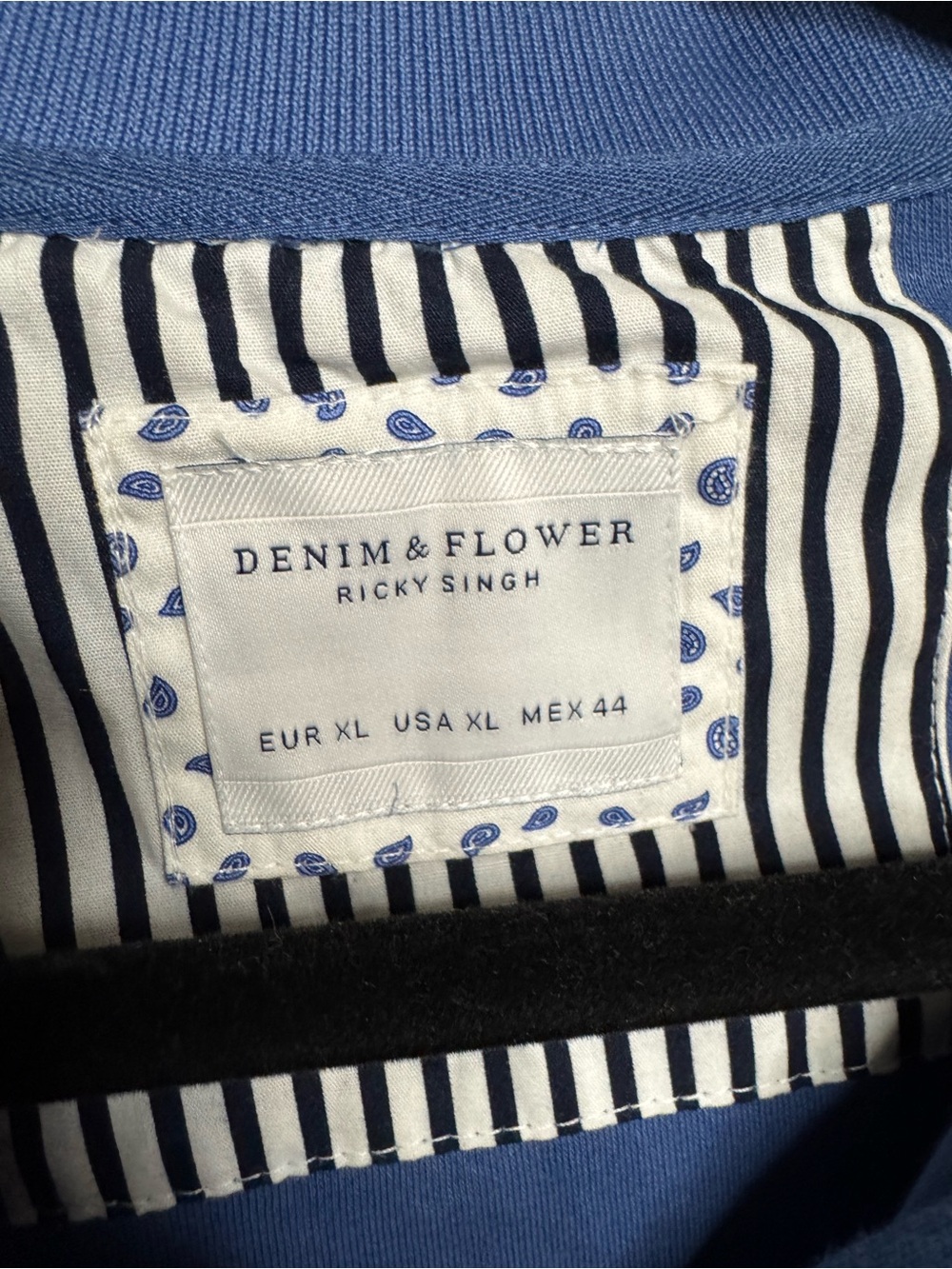 Denim & Flower Ricky Singh Men’s Polo Shirt – Size XL (NWT) - Picture 3 of 9